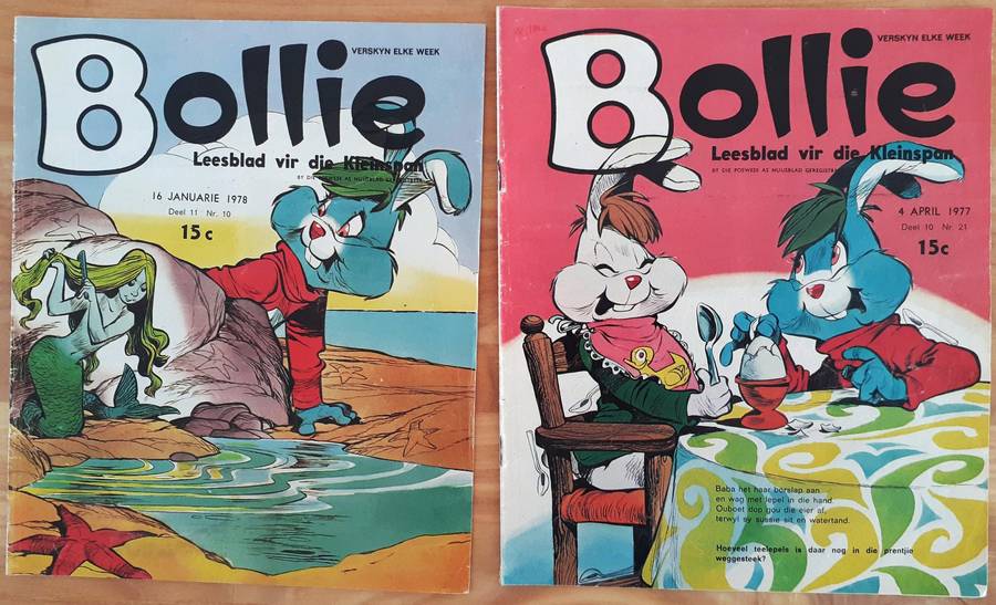 Fifteen Vintage Children's BOLLIE Magazines