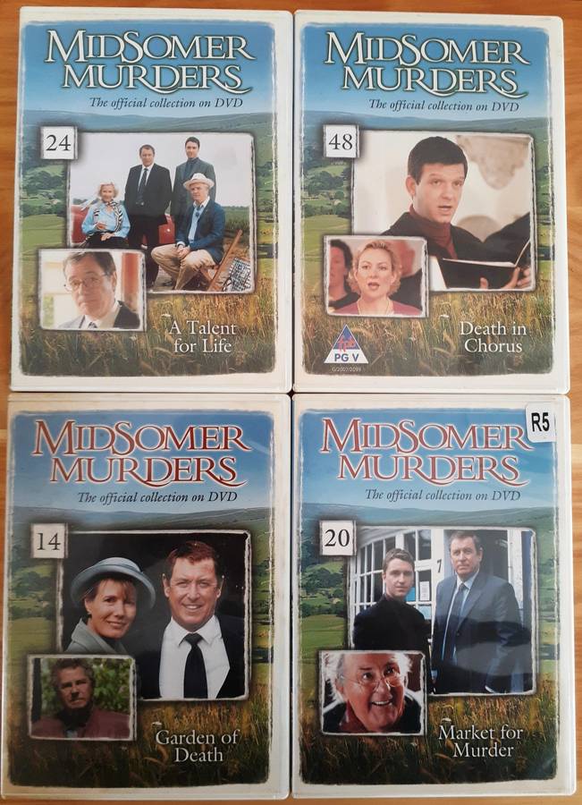 BBC Detective Series, Midsomer Murders, Complete Series 1 & 2, plus 9 other episodes.