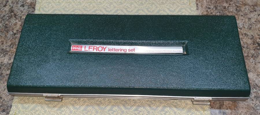 VINTAGE KEUFFEL & ESSER K&E - Leroy Lettering Set