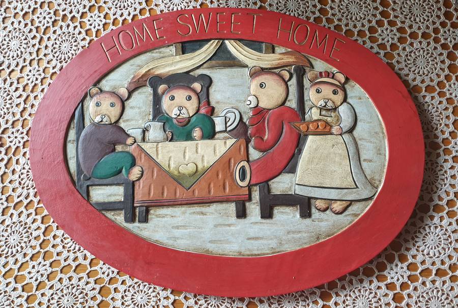 Oval Home Sweet Home |  Home Décor  | Plaque & Sign |