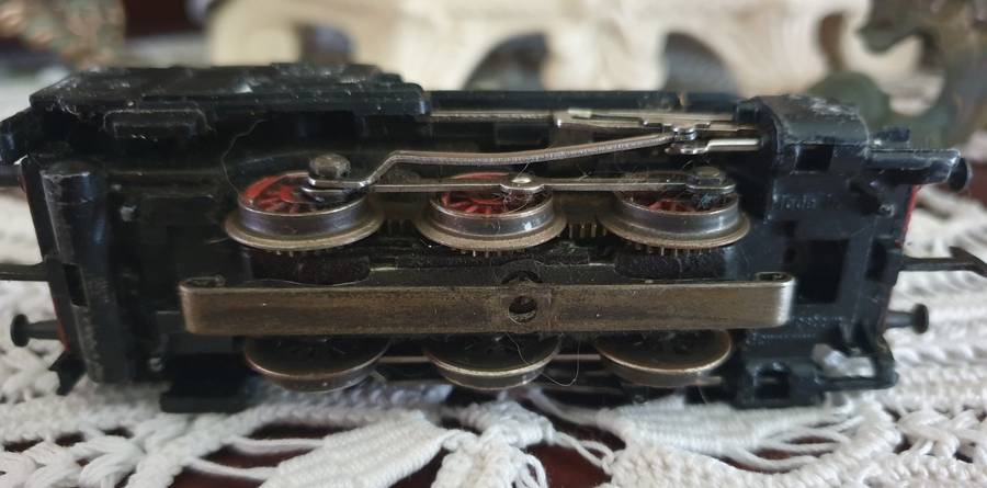 Märklin 3000 Steam Locomotive BR 89 005 ex. and three Very Rare coaches . WORKING ORDER