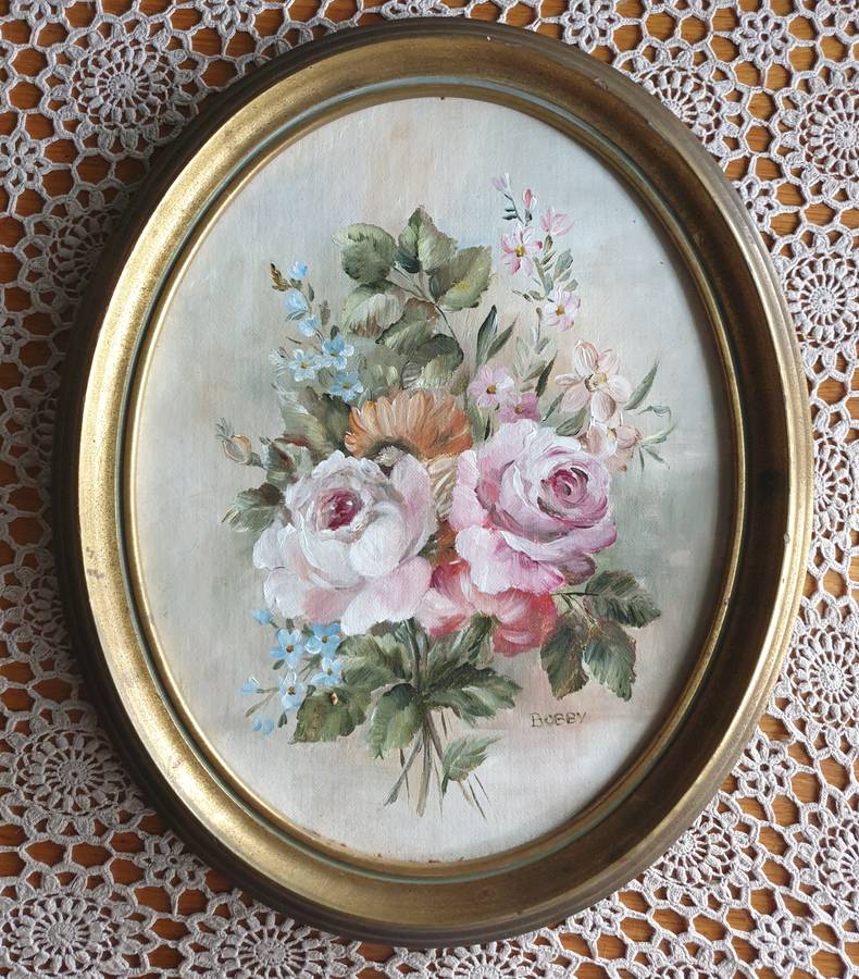 Oval Oil Painting | Bobby Signed |