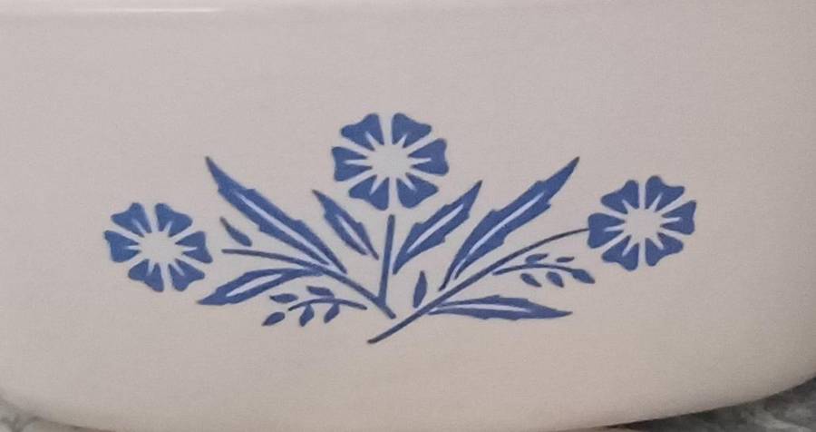 Corning Ware Blue Cornflower Dish