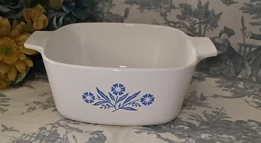 Corning Ware Blue Cornflower Dish