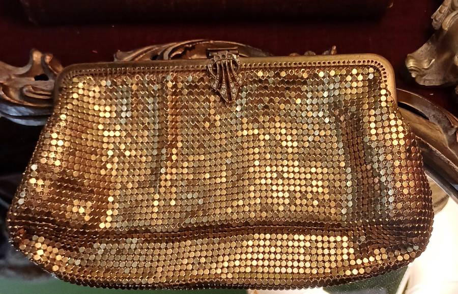 Vintage Gold Evening Bag | 1940's |
