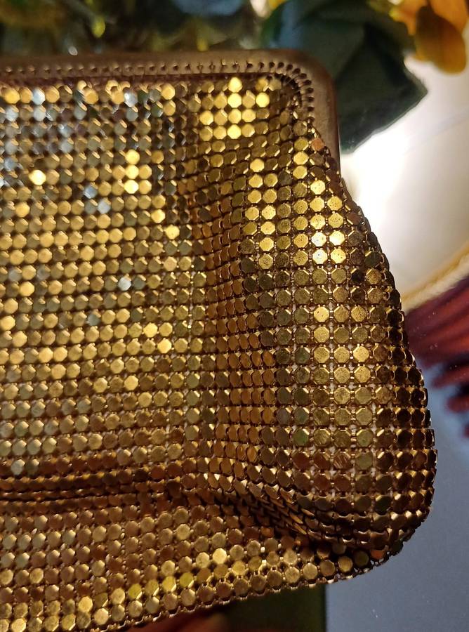 Vintage Gold Evening Bag | 1940's |
