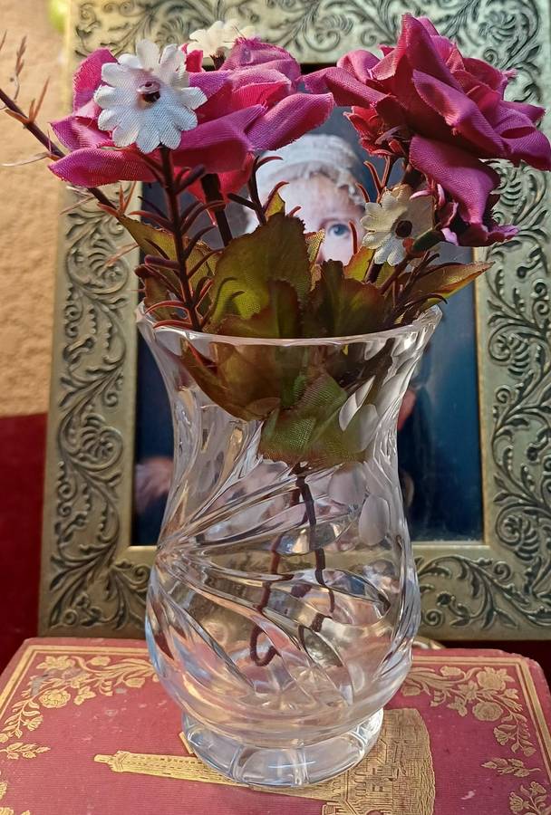 Small Cut Glass Vase