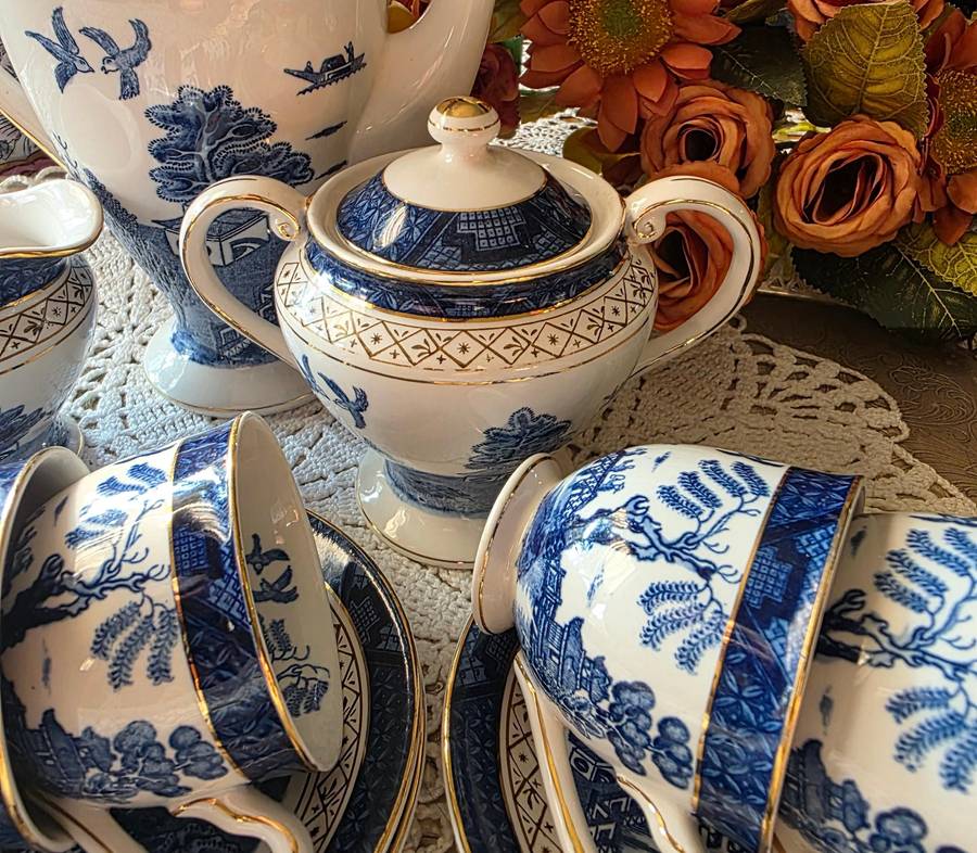 VINTAGE | 1930s | Nikko Tea Set Double Phoenix Japan |