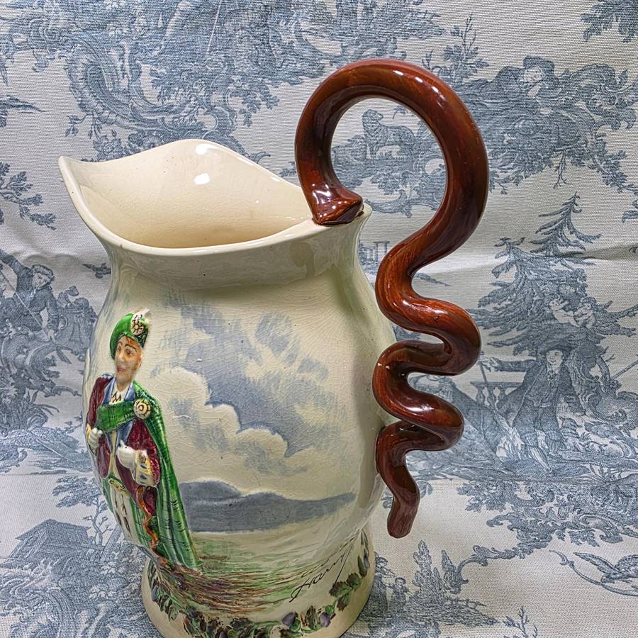 Large Crown Devon "I Love a Lassie" Jug | Approx. 25 cm High