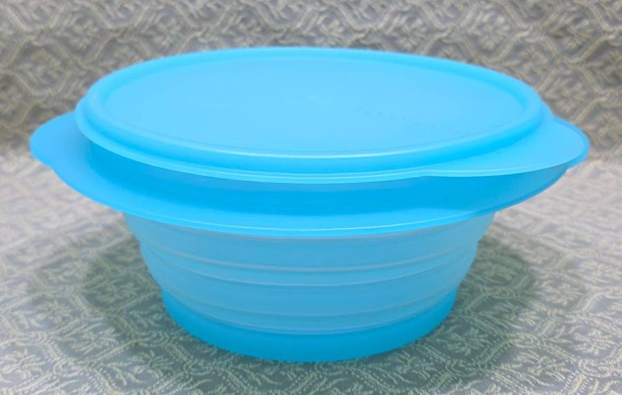 Tupperware Concertina Container | Baby Blue | 1.5L