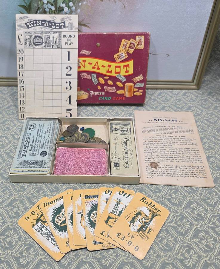 1951 Win-A-Lot Card Game