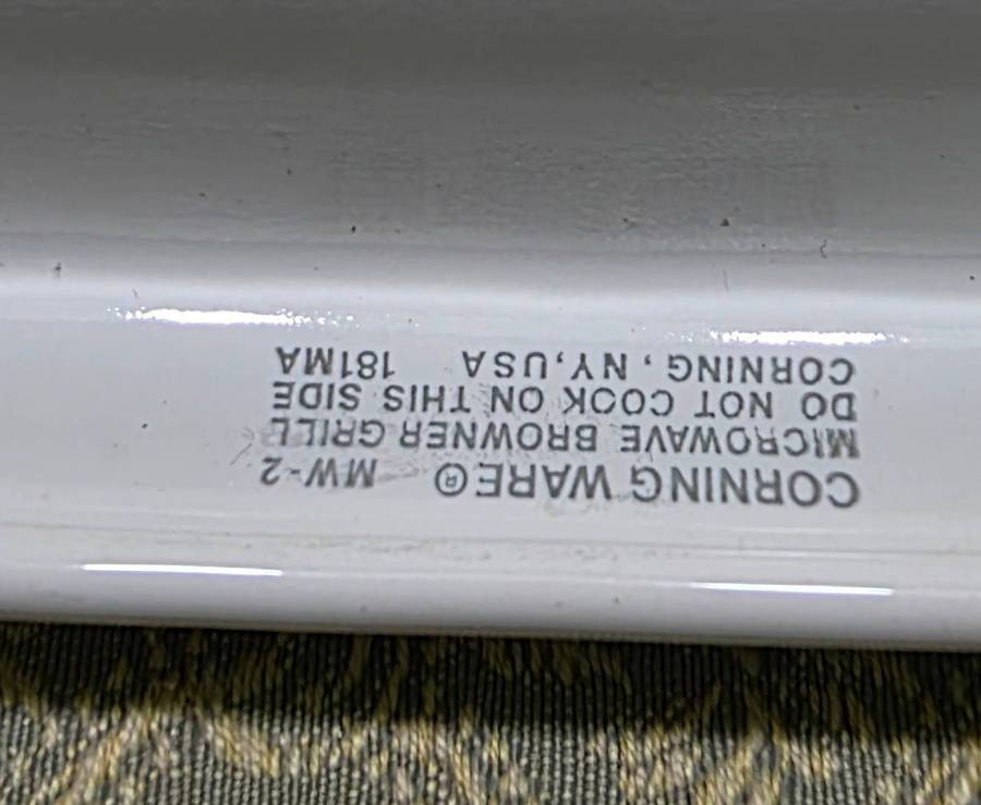 CorningWare Microwave Browner Grill
