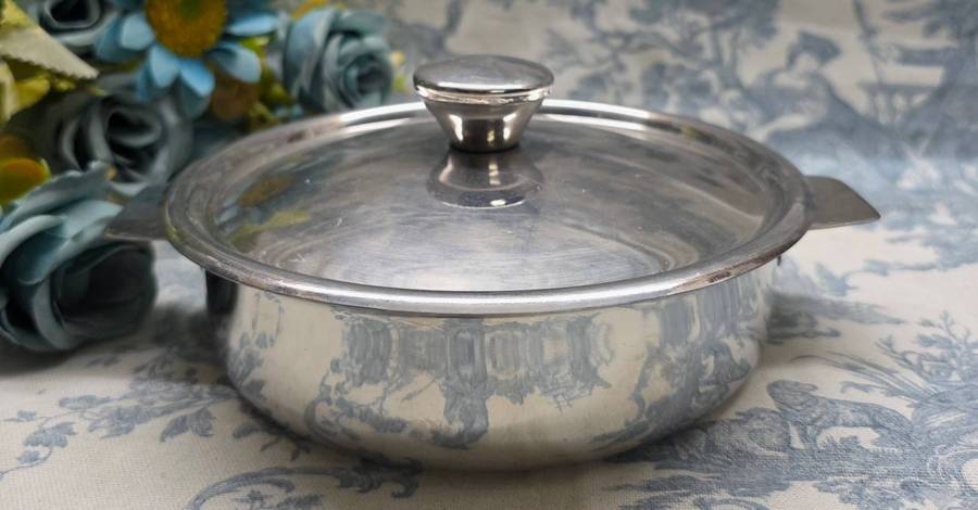 STAINLESS STEEL BOWL WITH LID | HEAVY |