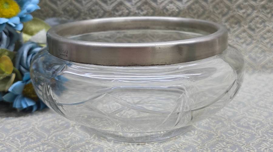 EPNS GLASS BOWL