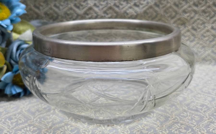 EPNS GLASS BOWL