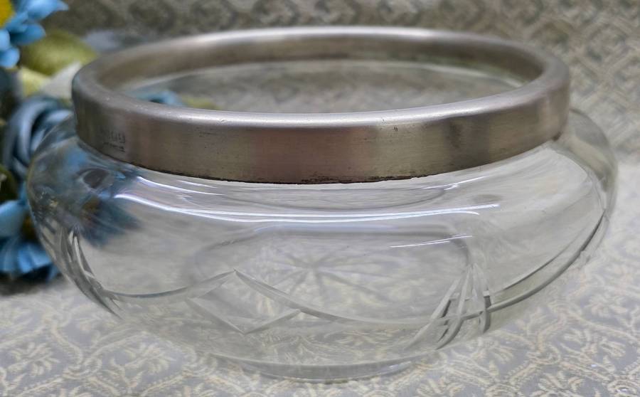 EPNS GLASS BOWL