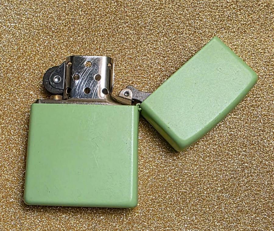 Neon Lemon-Lime Matte Zippo Lighter (2015 Release)