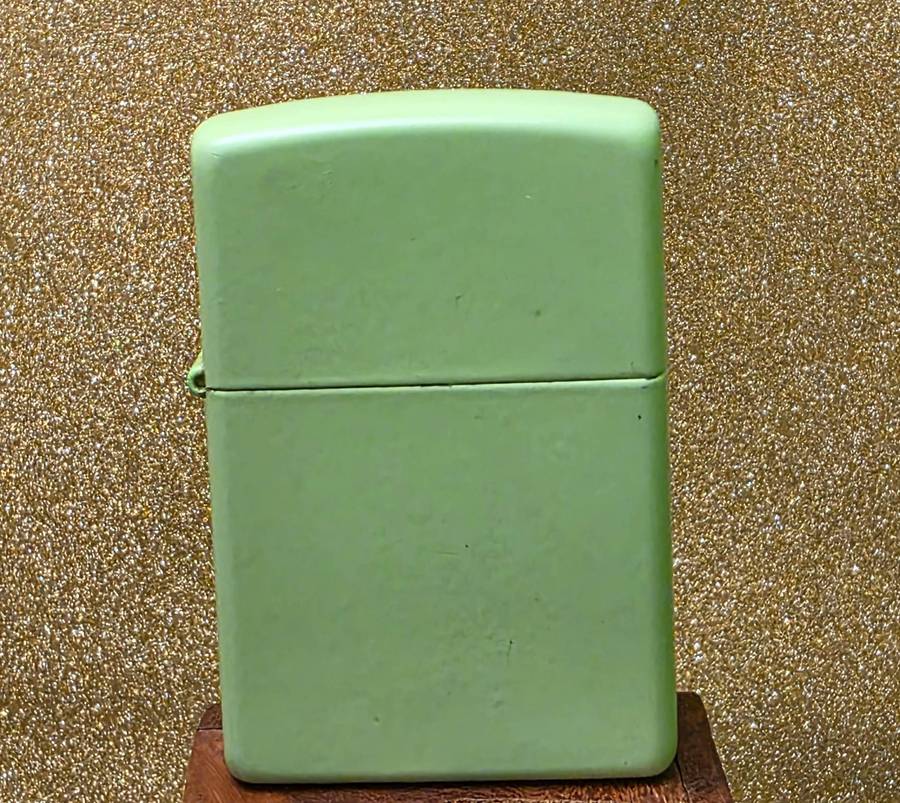 Neon Lemon-Lime Matte Zippo Lighter (2015 Release)