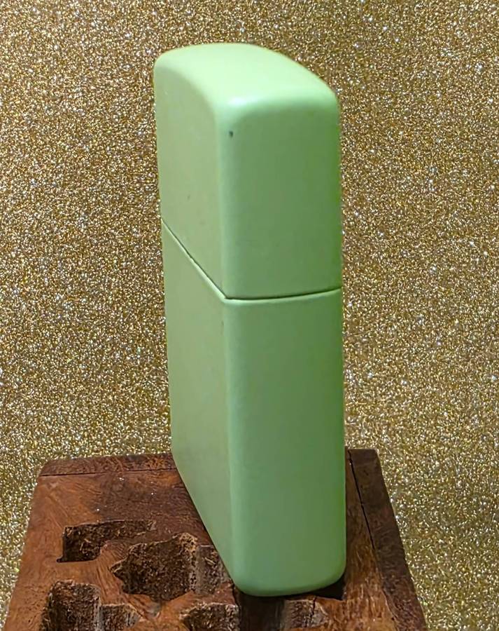 Neon Lemon-Lime Matte Zippo Lighter (2015 Release)