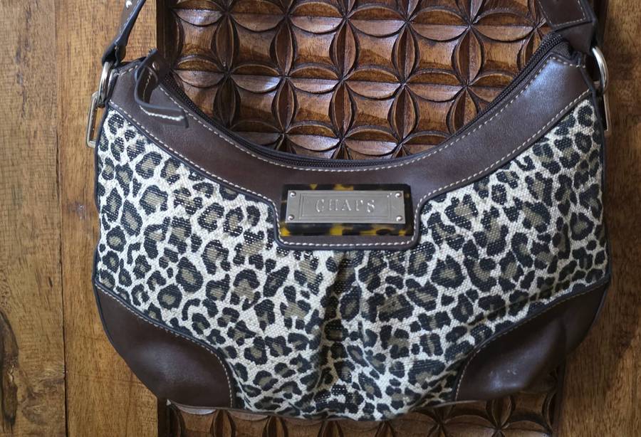 Chaps Handbag  Leopard Print