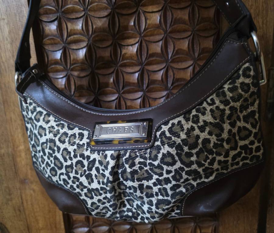 Chaps Handbag  Leopard Print