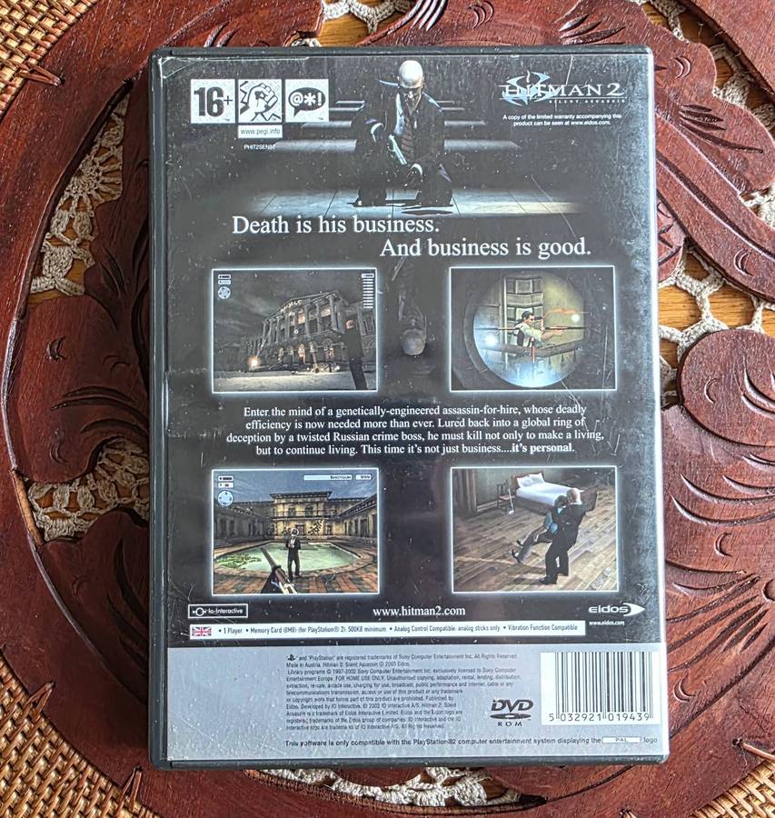 Hitman 2  Silent Assassin  Sony PlayStation 2