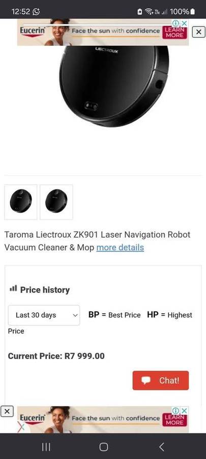 Liectroux ZK901 is a laser-guided vacuum robot