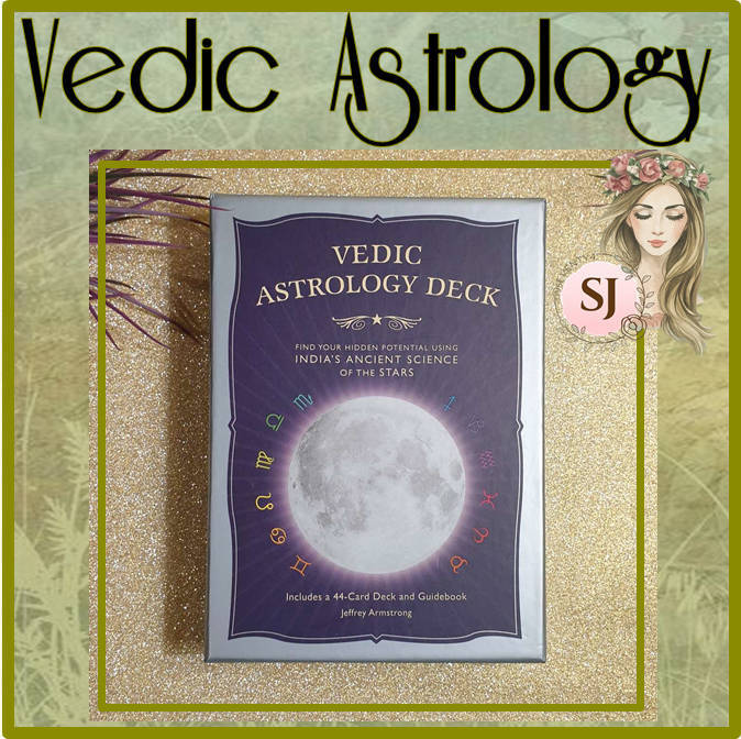 Vedic Astrology 44 Card Deck With Guidebook & Box By Jeffrey Armstrong
