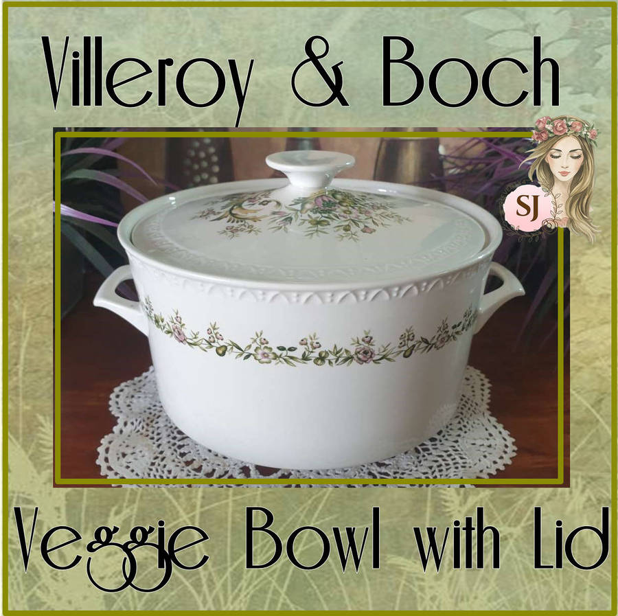 Villeroy & Boch TRIANON  Veggie Bowl  with Lid