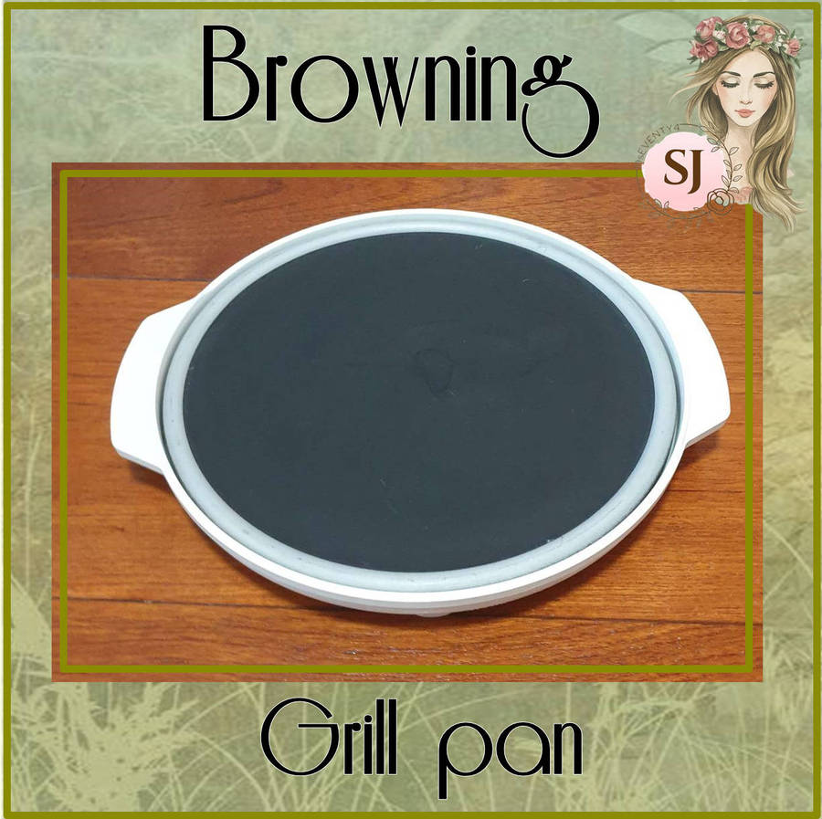 Regal Quick Cheese 10" browning grill pan | 30 X 27 X 3.5 CM HIGH |