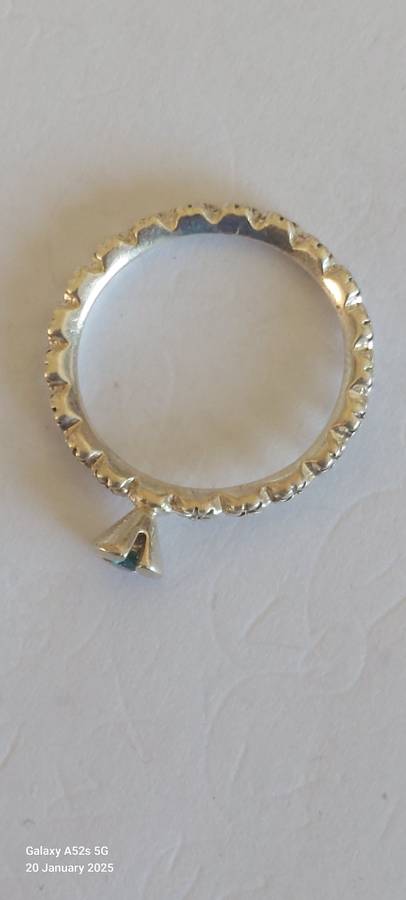 Vintage Denmark Hans Hendrik Nygaard sterling silver ring 1.8g