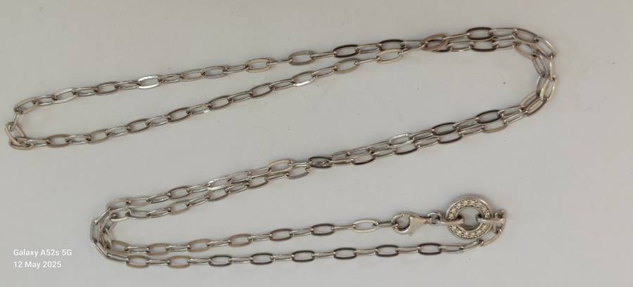 Amazing extra length SA sterling silver necklace 13.1gEngelsrufer