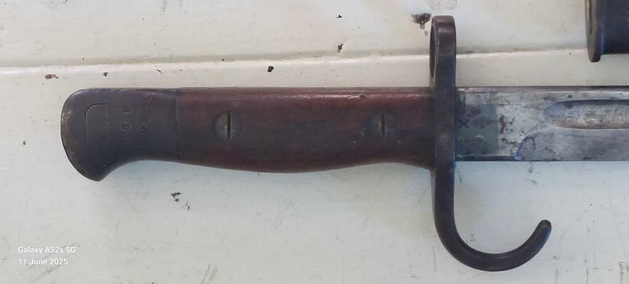Rare WW1 Australian M1907 NSW 1097 Dated 09 Wilkinson Hooked Bayonet