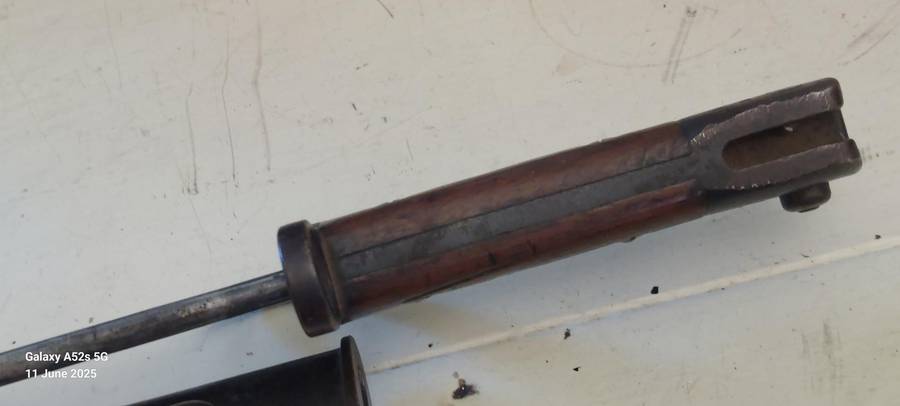 Rare WW1 Australian M1907 NSW 1097 Dated 09 Wilkinson Hooked Bayonet