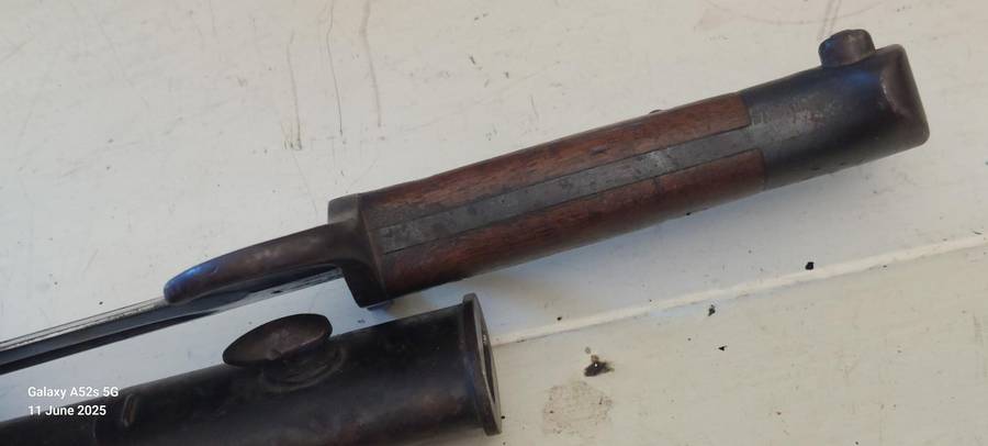 Rare WW1 Australian M1907 NSW 1097 Dated 09 Wilkinson Hooked Bayonet
