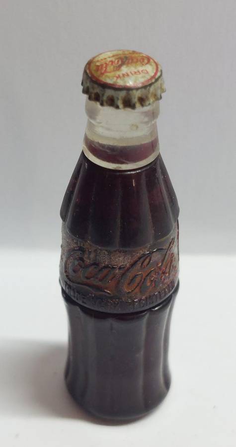 Rare!! Vintage Coca cola bottle fuel lighter Wow!!
