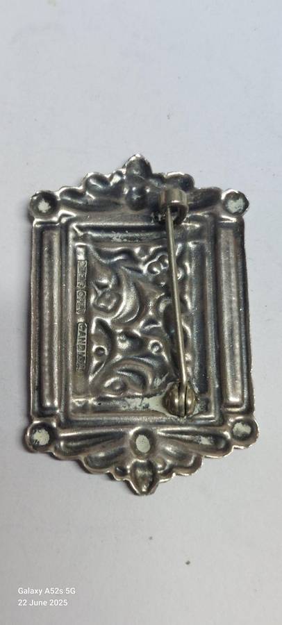 Wow!! Rare 1930's Candida sterling silver brooch 6.0g