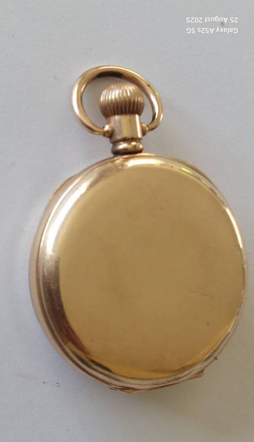 Amazing!! Heavily gold plated Elgin pocket watch Value R2500