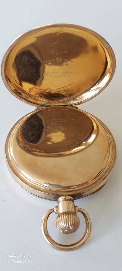 Amazing!! Heavily gold plated Elgin pocket watch Value R2500