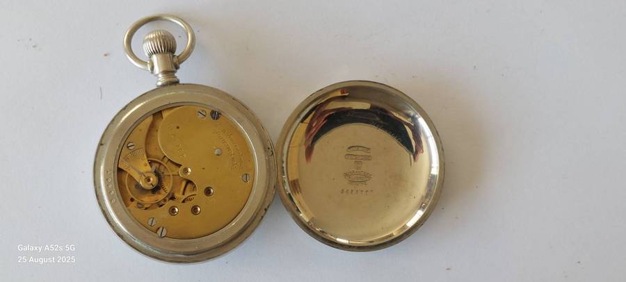 Large antique Pan American Railway pocket watch 100% working Value R3500