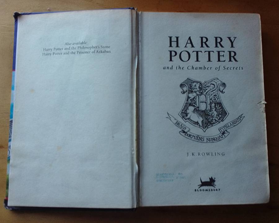 J.K. Rowling Harry Potter and the Chamber of Secrets
