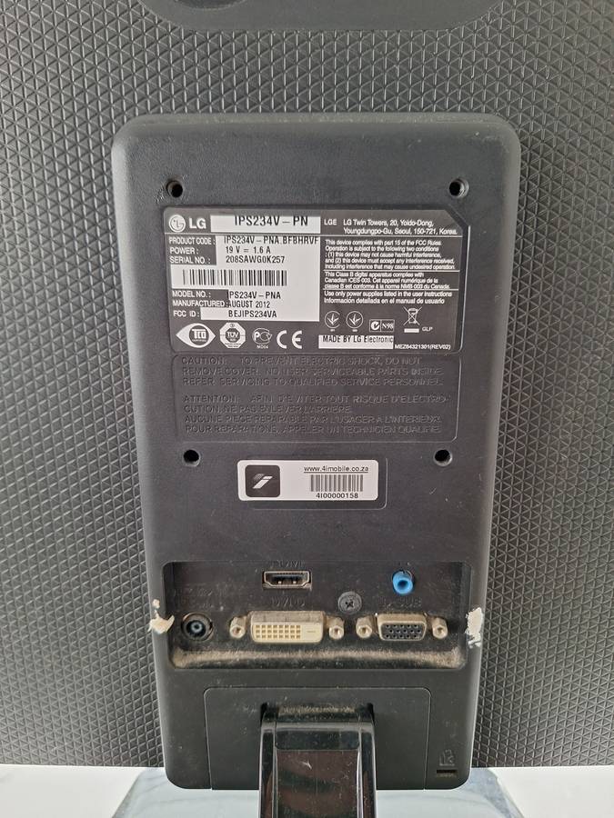 LG 23" Full HD IPS LED Monitor