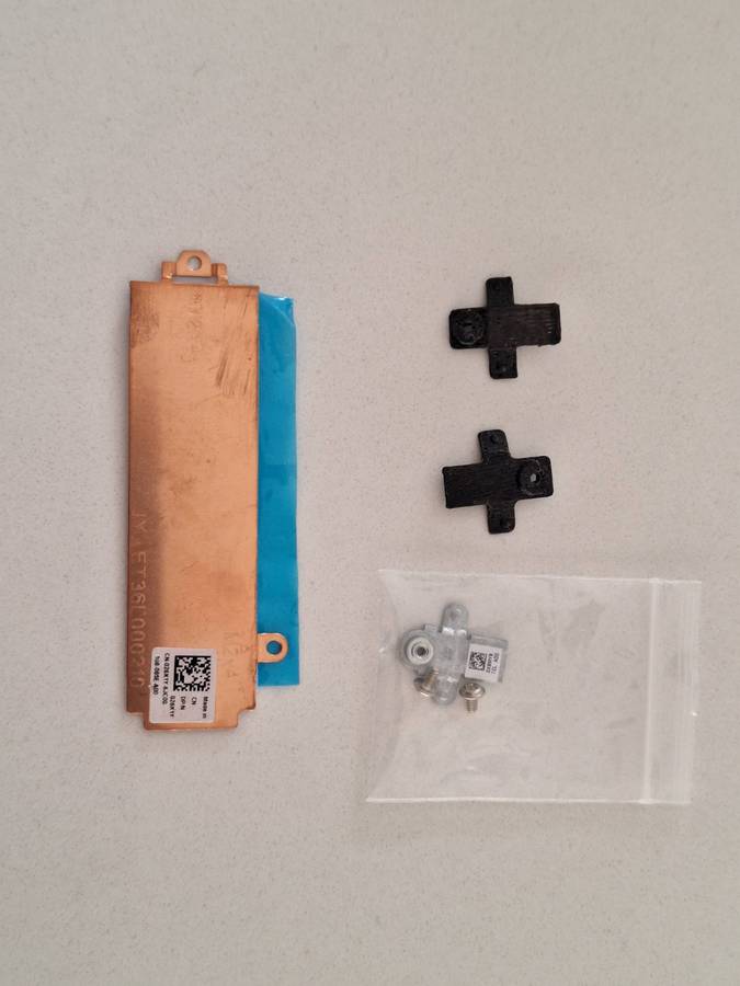 M.2 2230 2280 SSD Mounting Support Bracket & Heatsink for Dell G15 5510 5511 5515 G15