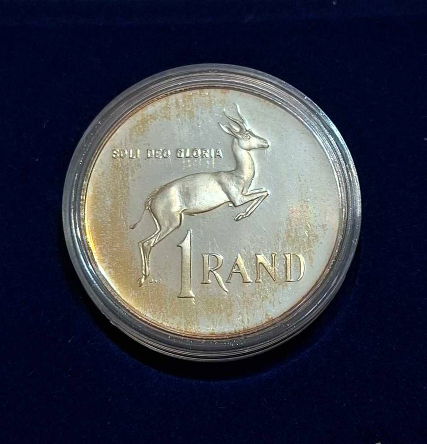 SOUTH AFRICA SILVER 1 RAND 1990