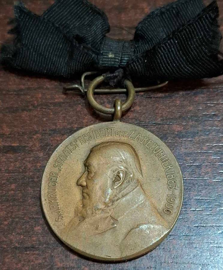 1904 Volkstem Funeral Medal of Paul Kruger