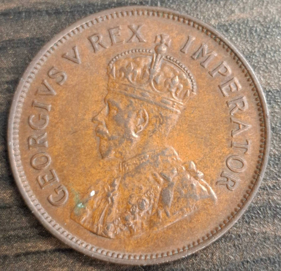 1934 South Africa Half Penny