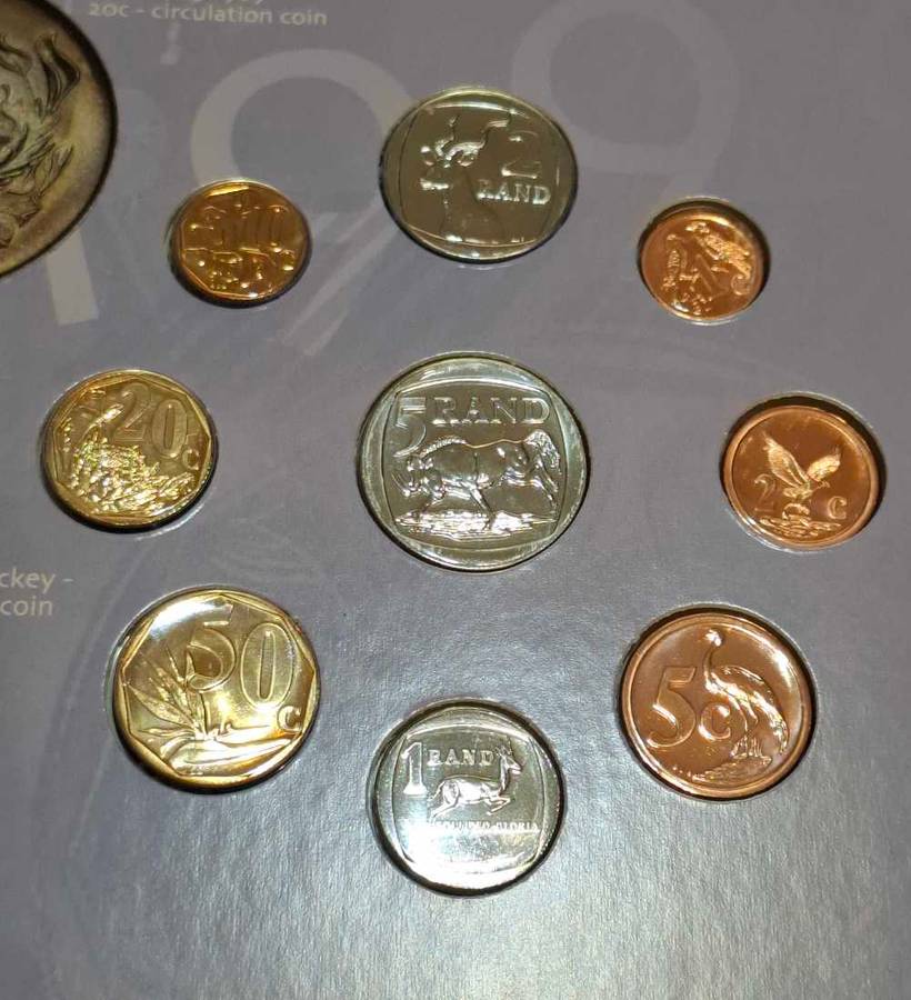 1998 South African coin set