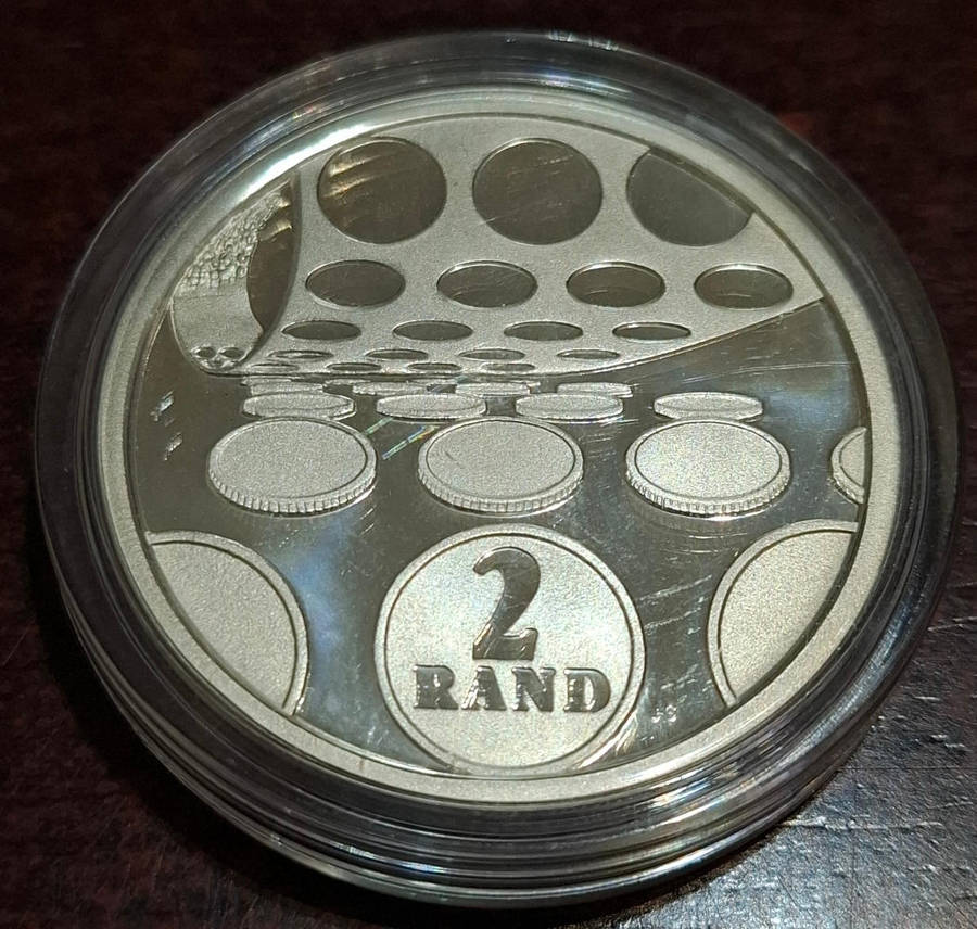 1992 South African 2 Rand coin Mint Technology
