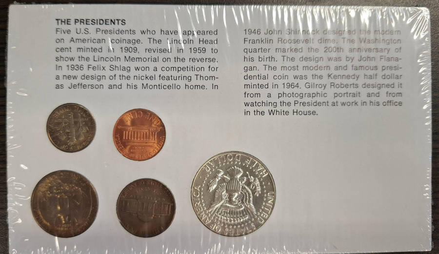 The Americana Series: The Presidents" collectible coin set.