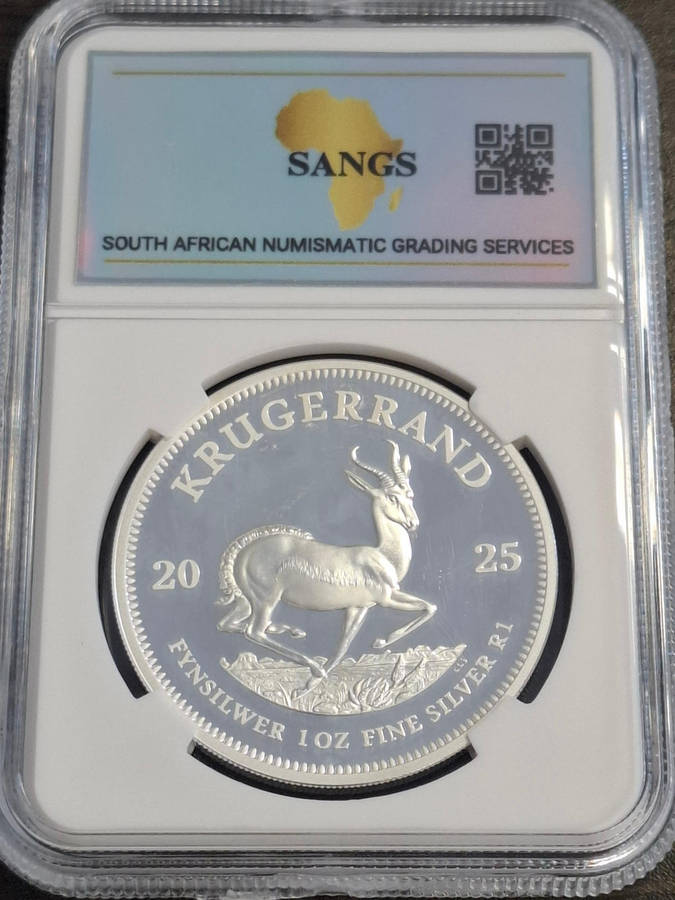 2025 1 Oz Fine SILVER PROOF Krugerrand
